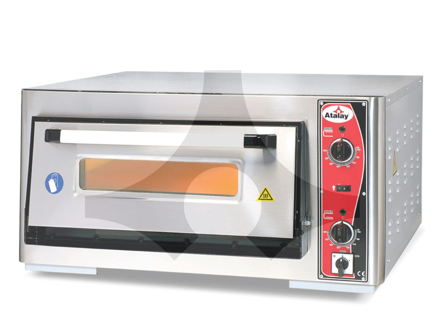 APF-62-1 Pizza Fırını 62x62 Tek Katlı