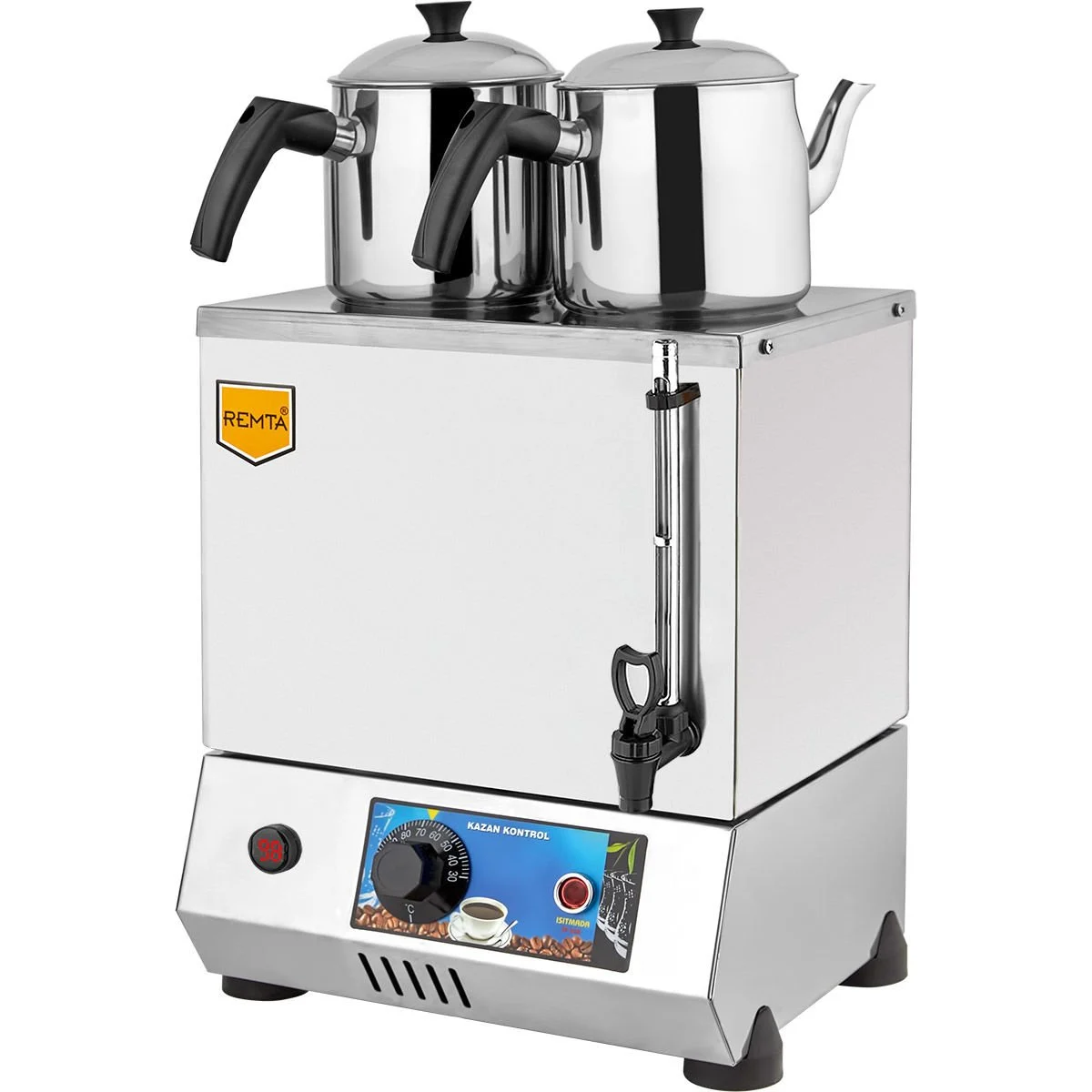 20 Model Çift Demlikli Elektrikli Çay Ocağı 14 lt (Pleytsiz) EP02(A)