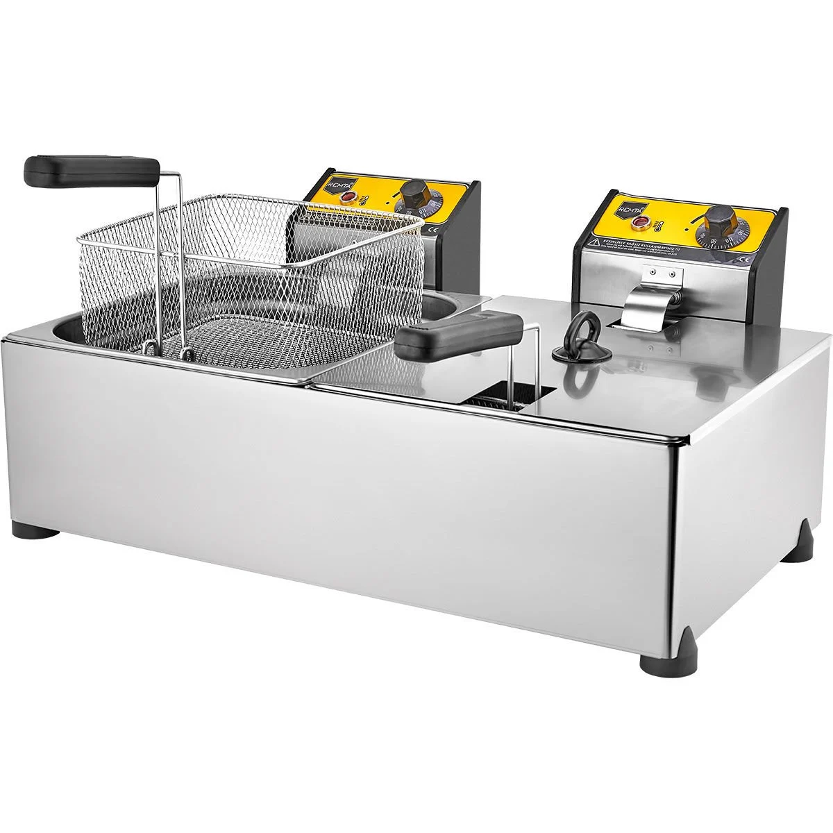 8+8 lt Elektrikli Fritöz R102