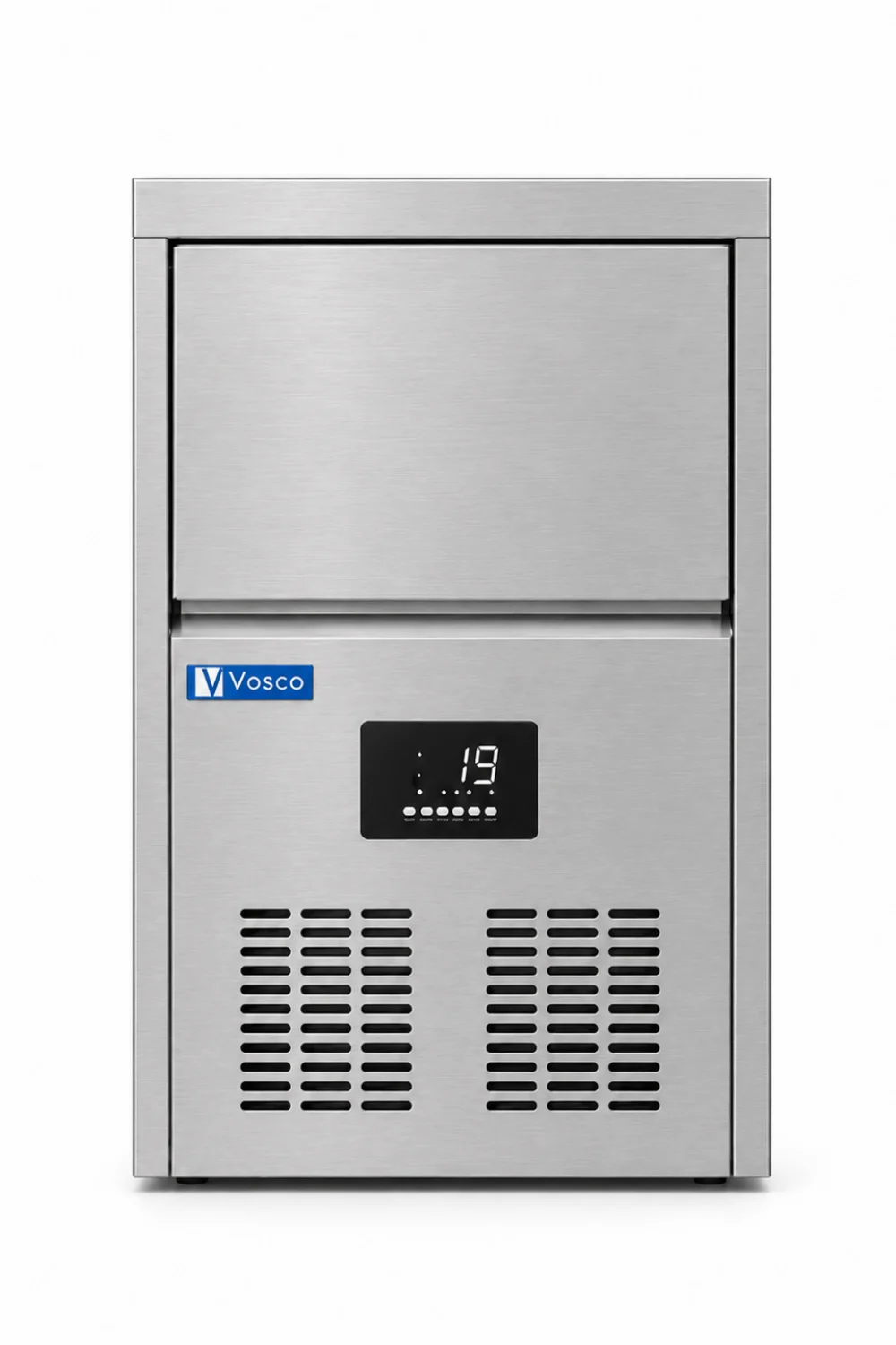 Vosco 45 Kg/Gün Küp Buz Makinesi - 15 Kg Hazneli Yerli Üretim Profesyonel Buz Makinesi