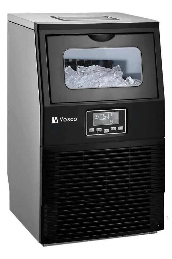 Vosco Buz Makinesi 23 Kg/Gün Küp Buz Siyah